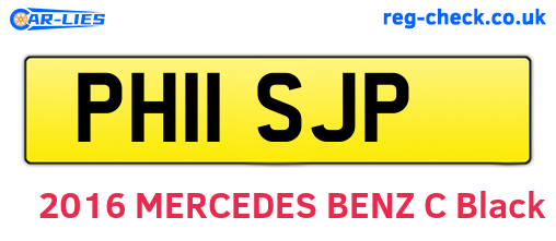 PH11SJP are the vehicle registration plates.