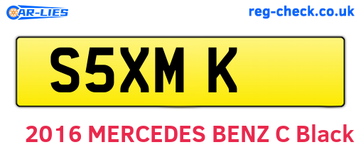 S5XMK are the vehicle registration plates.