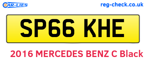 SP66KHE are the vehicle registration plates.