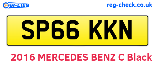 SP66KKN are the vehicle registration plates.