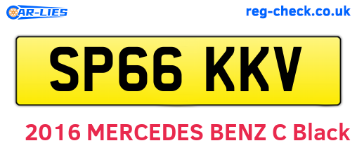 SP66KKV are the vehicle registration plates.