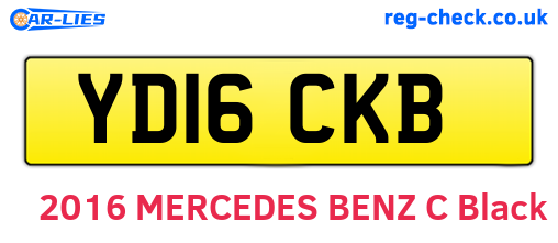YD16CKB are the vehicle registration plates.