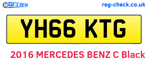 YH66KTG are the vehicle registration plates.