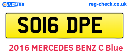 SO16DPE are the vehicle registration plates.