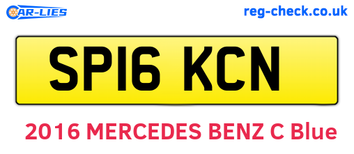 SP16KCN are the vehicle registration plates.