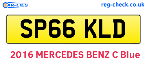 SP66KLD are the vehicle registration plates.