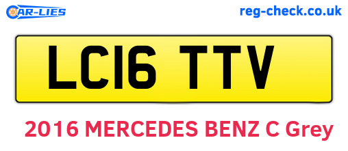 LC16TTV are the vehicle registration plates.