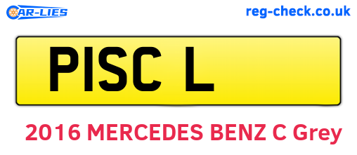 P1SCL are the vehicle registration plates.