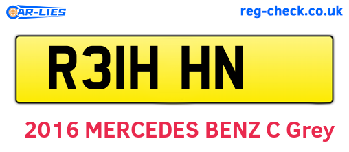 R31HHN are the vehicle registration plates.
