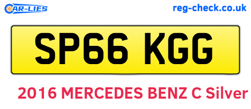 SP66KGG are the vehicle registration plates.