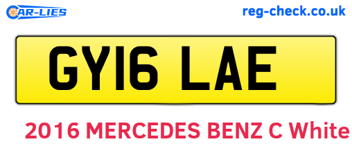GY16LAE are the vehicle registration plates.