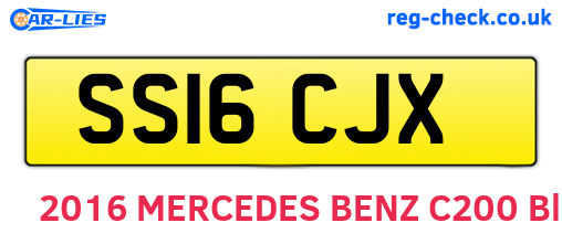 SS16CJX are the vehicle registration plates.