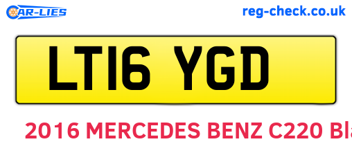 LT16YGD are the vehicle registration plates.