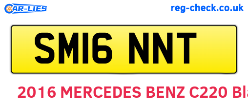 SM16NNT are the vehicle registration plates.