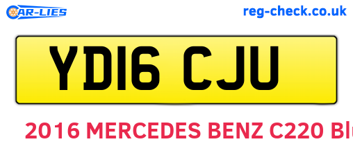YD16CJU are the vehicle registration plates.