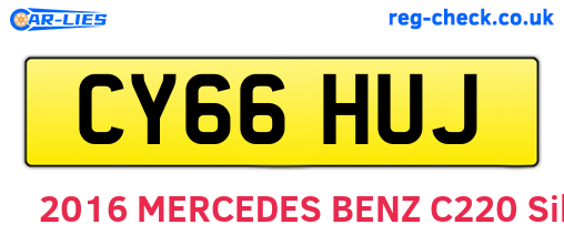 CY66HUJ are the vehicle registration plates.