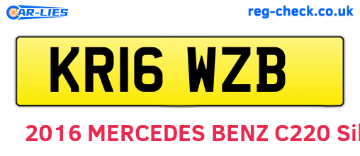 KR16WZB are the vehicle registration plates.