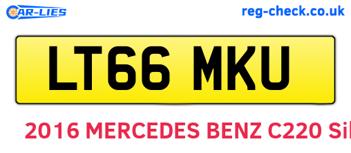 LT66MKU are the vehicle registration plates.