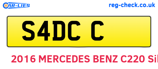 S4DCC are the vehicle registration plates.