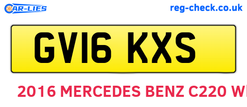 GV16KXS are the vehicle registration plates.