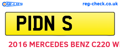 P1DNS are the vehicle registration plates.