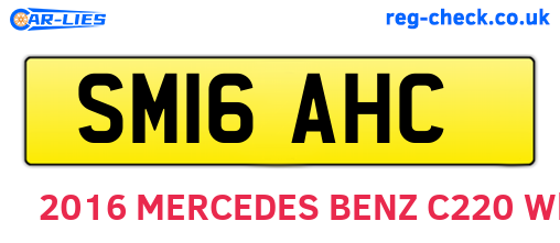 SM16AHC are the vehicle registration plates.