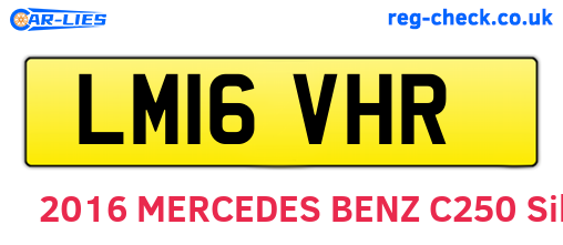 LM16VHR are the vehicle registration plates.