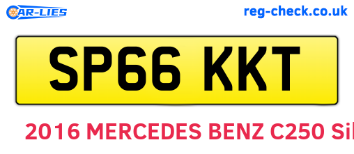 SP66KKT are the vehicle registration plates.
