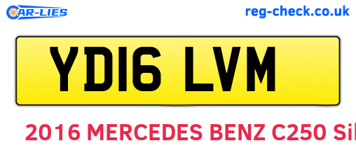 YD16LVM are the vehicle registration plates.