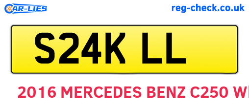 S24KLL are the vehicle registration plates.