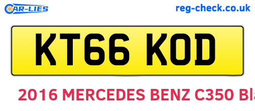 KT66KOD are the vehicle registration plates.