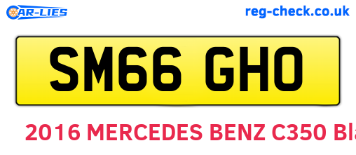 SM66GHO are the vehicle registration plates.