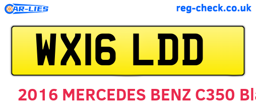 WX16LDD are the vehicle registration plates.