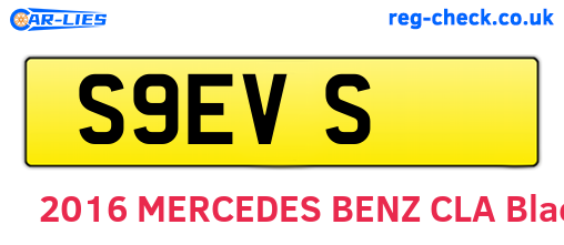 S9EVS are the vehicle registration plates.