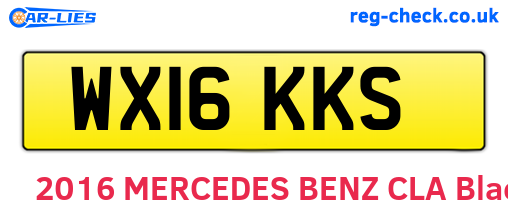 WX16KKS are the vehicle registration plates.