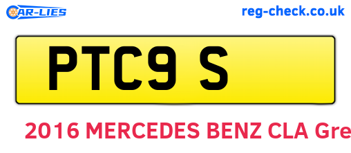 PTC9S are the vehicle registration plates.