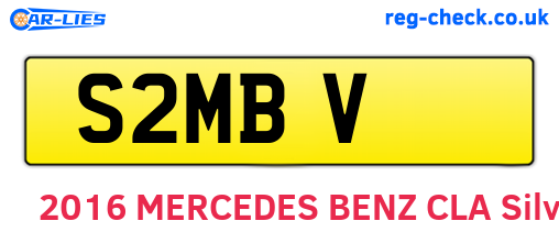 S2MBV are the vehicle registration plates.