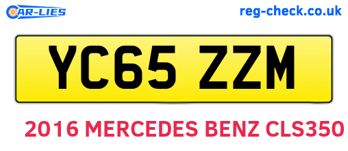 YC65ZZM are the vehicle registration plates.