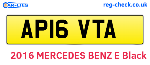 AP16VTA are the vehicle registration plates.