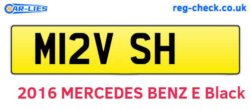 M12VSH are the vehicle registration plates.
