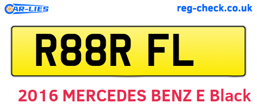 R88RFL are the vehicle registration plates.