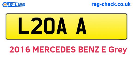 L2OAA are the vehicle registration plates.