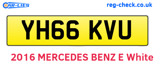 YH66KVU are the vehicle registration plates.
