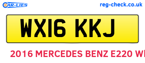 WX16KKJ are the vehicle registration plates.