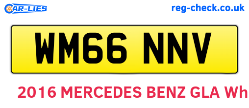 WM66NNV are the vehicle registration plates.
