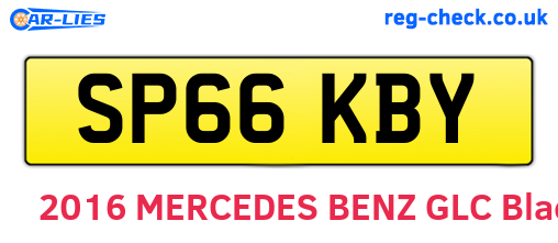 SP66KBY are the vehicle registration plates.