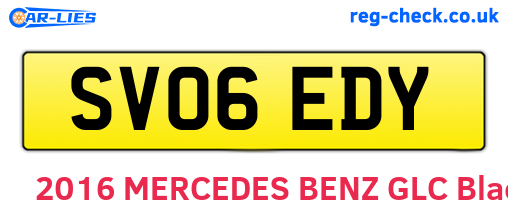SV06EDY are the vehicle registration plates.