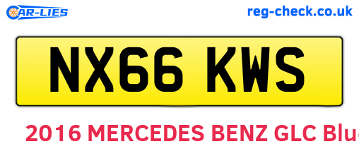 NX66KWS are the vehicle registration plates.