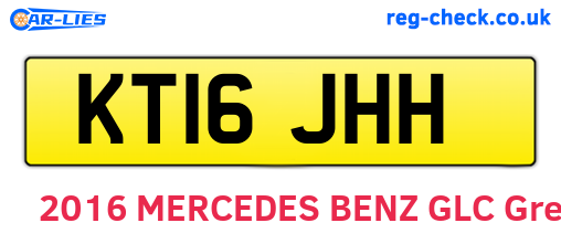 KT16JHH are the vehicle registration plates.