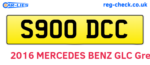 S900DCC are the vehicle registration plates.